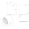 Накладной спот Elektrostandard Sens 4690389197819 a063679 — купить в Bronko‑Decor