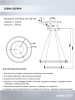 Подвесная люстра Seven Fires Liven SF5023/2P-CR-WT — купить в Bronko‑Decor