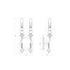Бра Lucia Tucci Maya W4450.2 Chrome — купить в Bronko‑Decor