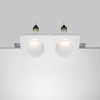 Встраиваемый светильник Maytoni Gyps Modern DL002-WW-02-W — купить в Bronko‑Decor
