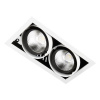 Встраиваемый светильник Ambrella Light T812 BK/CH 2*12W 4200K — купить в Bronko‑Decor