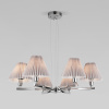 Подвесная люстра Eurosvet Peony 60136/6 хром/серый — купить в Bronko‑Decor