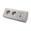 Блок розеток LK-RSA (2 секции 1 USB + 1 type-C) Mebax 00-00002873 — купить в Bronko‑Decor