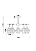 Люстра на штанге MyFar Bella MR1771-5C — купить в Bronko‑Decor