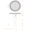 Уличный консольный светильник Wolta WGLS-70W/01 — купить в Bronko‑Decor