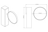 Зеркало настольное Garda Decor 19-OA-9896 — купить в Bronko‑Decor