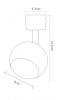 Светильник на шине ARTE Lamp A6253PL-1WH — купить в Bronko‑Decor
