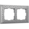 Рамка Werkel Antik на 2 поста матовый хром WL07-Frame-02 4690389145674 — купить в Bronko‑Decor