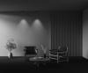 Накладной светильник Maytoni Focus led C056CL-L12W2.7K-W-BS — купить в Bronko‑Decor