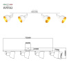 Спот Rivoli Esmeree 7056-704 Б0054747 — купить в Bronko‑Decor