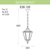 Уличный подвесной светильник Fumagalli Sichem/Rut E26.120.000.WYF1R — купить в Bronko‑Decor
