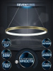 Подвесной светильник Seven Fires Andris SF5025/1P-MGD-BK — купить в Bronko‑Decor