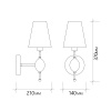 Бра Escada Elegy 2106/1A — купить в Bronko‑Decor
