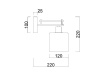 Бра Myfar Bona MR1590-1C — купить в Bronko‑Decor