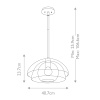 Подвесной светильник Hinkley Lotus QN-LOTUS-P-BLK — купить в Bronko‑Decor