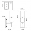 Бра Odeon Light 4689/1W — купить в Bronko‑Decor