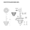 Подвесная люстра Simple Story 5931-6PL — купить в Bronko‑Decor