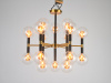 Люстра на штанге Elvan LU-7630/18-G9-GlBkCl — купить в Bronko‑Decor