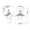 Бра Hinkley Rigby QN-RIGBY1-BATH-AN — купить в Bronko‑Decor