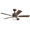 Люстра-вентилятор Kichler Lyndon patio KLF-LYNDON-52-OZ — купить в Bronko‑Decor