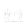Бра Lucia Tucci Ashanti W1250.2 Blu — купить в Bronko‑Decor