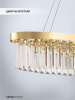 Подвесная люстра Lumien Hall Daneil LH0057/6PO-GD-CL — купить в Bronko‑Decor