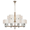 Подвесная люстра iLamp Alexa P2404-10+5 Nickel — купить в Bronko‑Decor