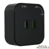 Трековая розетка Arte Milano Am-track-sockets 380022TS/USBx2 Black — купить в Bronko‑Decor
