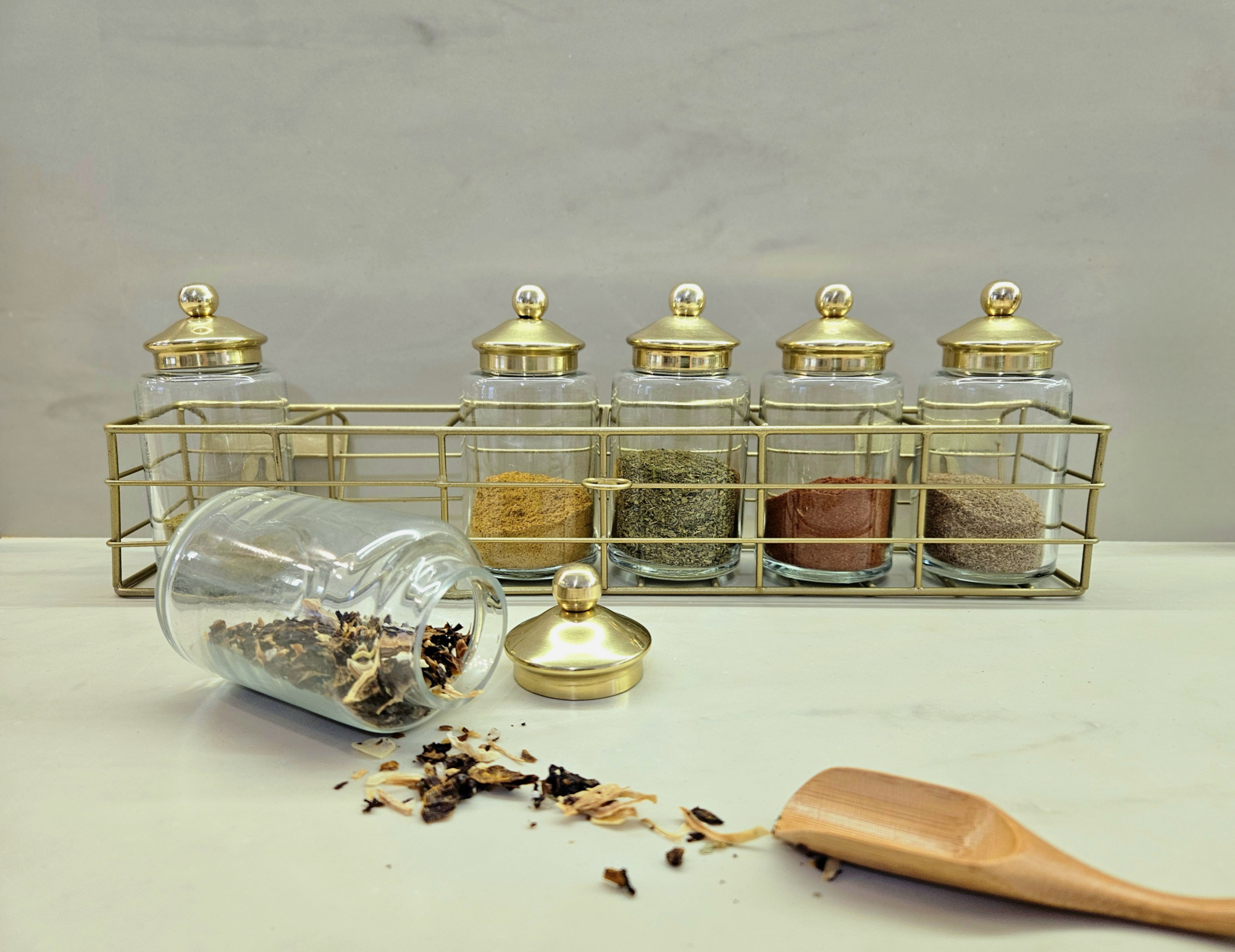 Набор для специй (6 шт.) Covali SH-8626G — купить в Bronko‑Decor