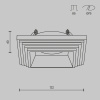 Встраиваемый светильник Maytoni Gyps DL005-1-01-W — купить в Bronko‑Decor