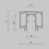 Шинопровод встраиваемый Maytoni Exility TRX034D-422B — купить в Bronko‑Decor