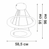 Подвесной светильник Vitaluce V2695-1/2S — купить в Bronko‑Decor