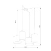 Подвесная люстра TK Lighting 6585 Juta — купить в Bronko‑Decor