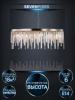 Подвесная люстра Lumien Hall Dzhillian LH0048/6PO-CR-CL — купить в Bronko‑Decor