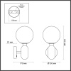 Бра Odeon Light Okia 4670/1W — купить в Bronko‑Decor